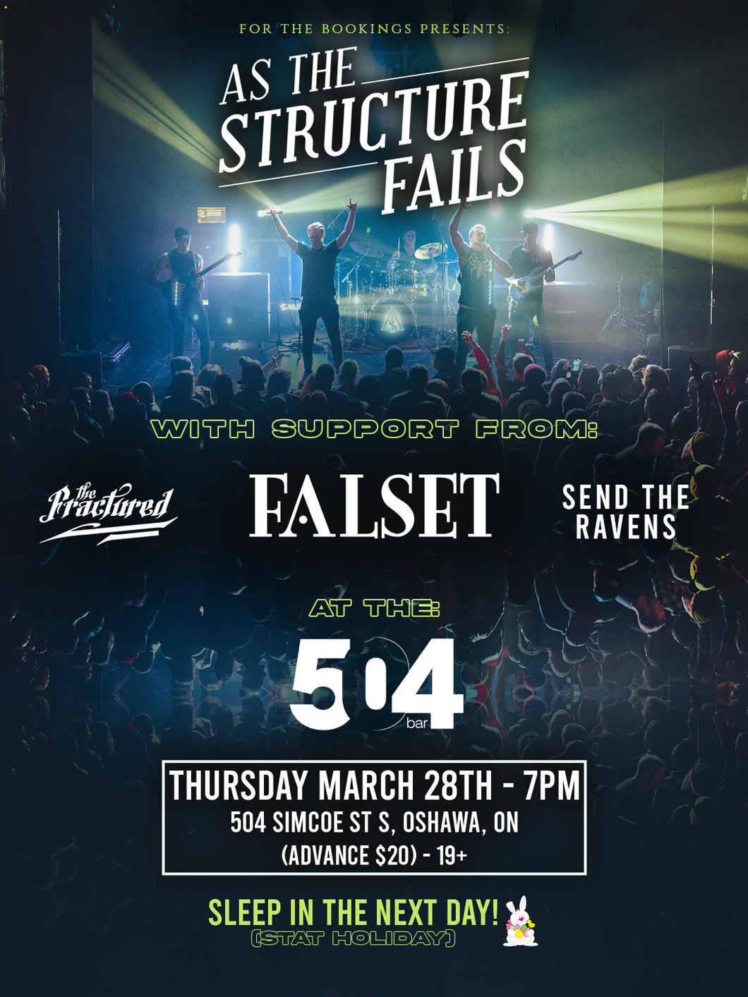 ATSF & FALSET Live in Oshawa - Thursday, March 28th