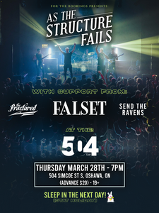 ATSF & Send The Ravens Live in Oshawa - Thursday, March 28th