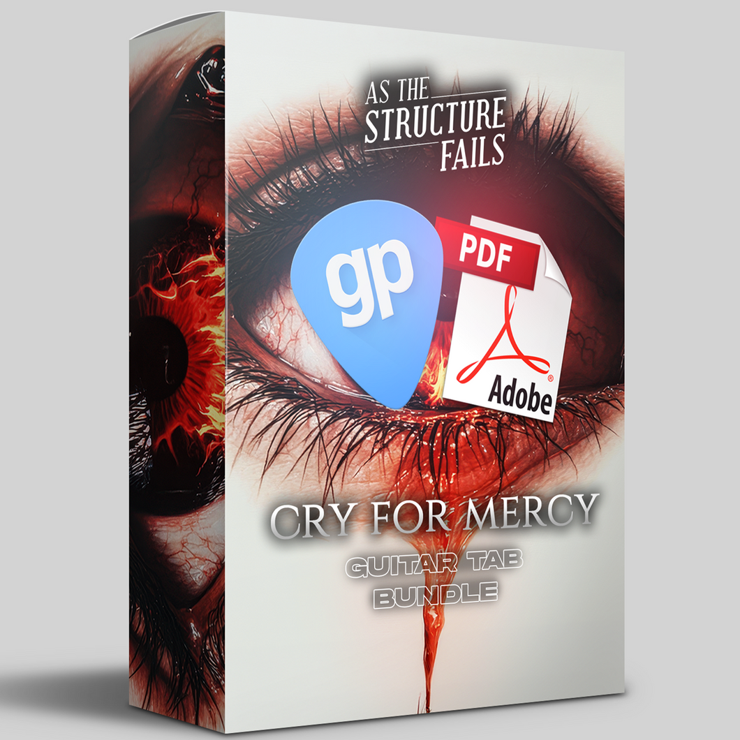 Cry For Mercy - Guitar Tab Bundle – As The Structure Fails