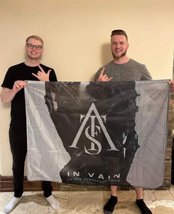 Signed "In Vain" WALL FLAG (Limited to 15)